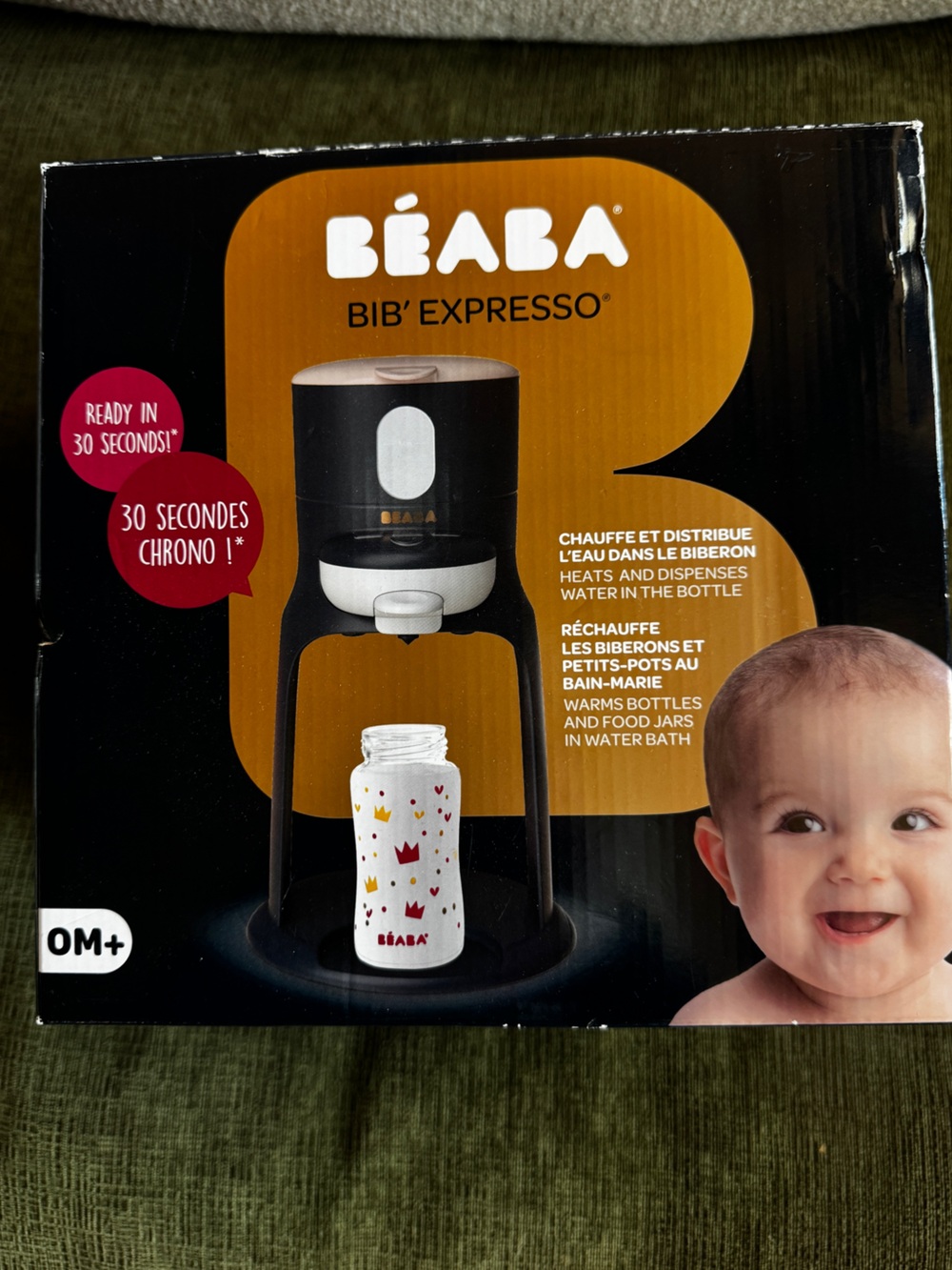 Beaba Bib'Expresso Baby Food and Bottle Water Dispenser and Warmer